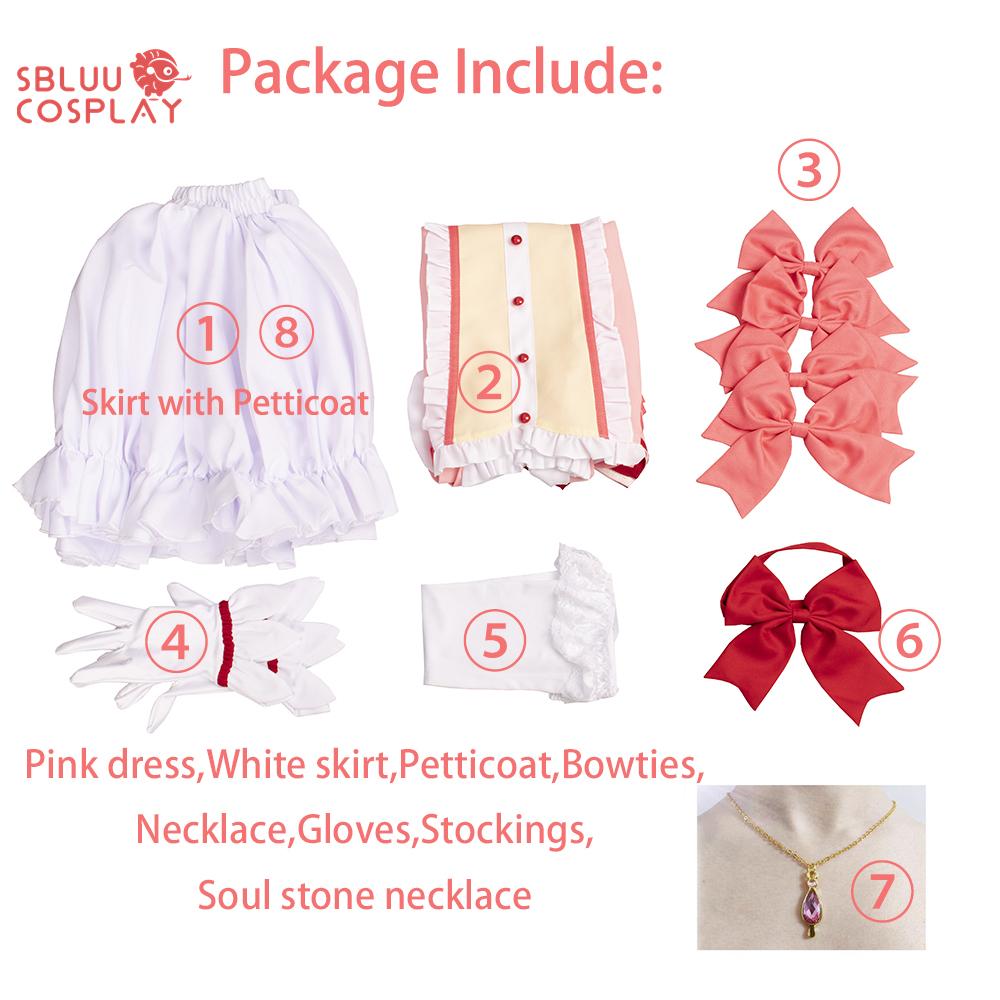 SBluuCosplay Kaname Madoka Cosplay Kostüm Magica Kaname Kleid Kaname Madoka Outfits Halloween Kostüm Outfit Verbesserter Stil
