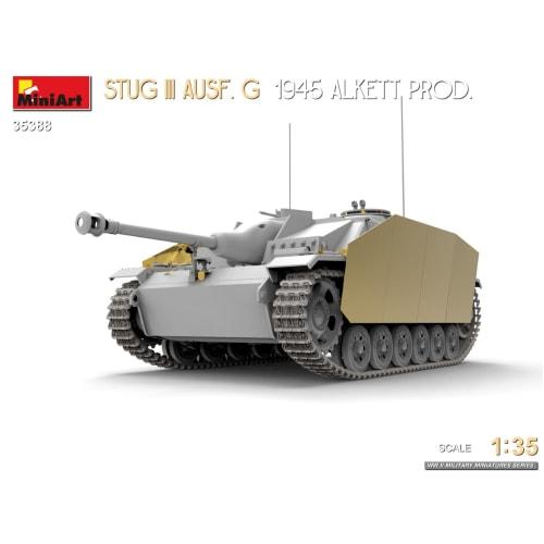 Miniart 1/35 scale German Sturmgesch?tz III Ausf. G, 1945, Alkett Plastic Model Kit MA35388