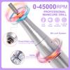 45000RPM Electric Nail Drill Professional Rechargeable Polisher with LCD Screen Suitable for Gel Polish Nail File Manicure Tool