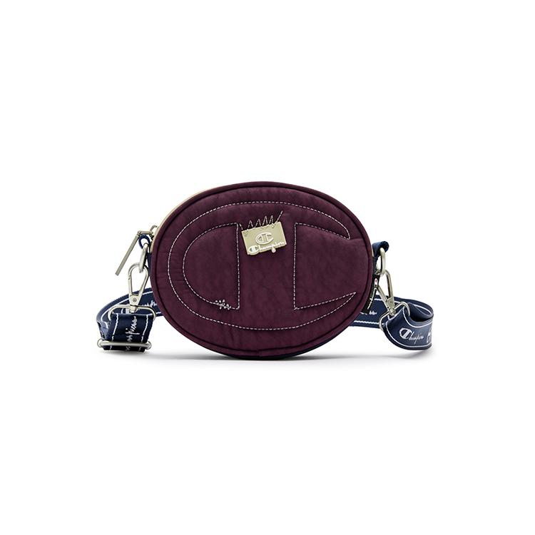 New Champion Synthetic Leather, Textile Crossbody Bag Regular Unisex Dark Gray/Black/Dark Red U4BACPU25