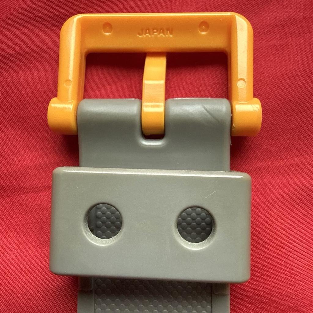CASIO 90s Gray x Yellow Strap Product Made in Japan DW-002 G-SHOCK Compatible DW-001