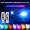 2/4/10/20 PCS Flash Strobe T10 W5W LED Bulb12V 2835-5SMD White Car Interior Dome Map Trunk Linse Plate Wedge Side Lights