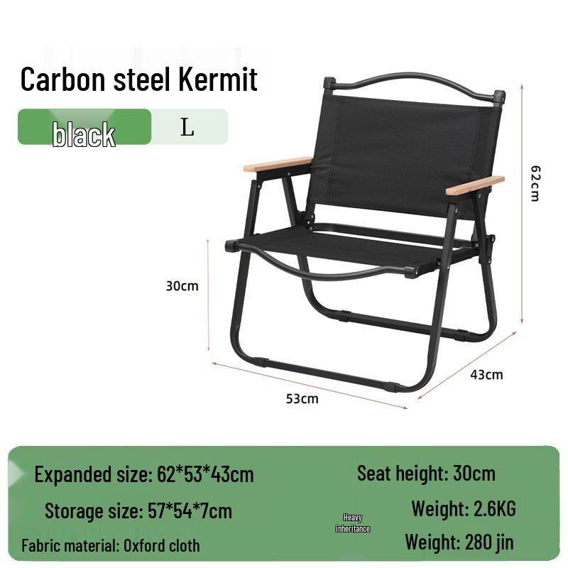 Kermit Outdoor Portable Aluminum Folding Camping & Fishing Chair