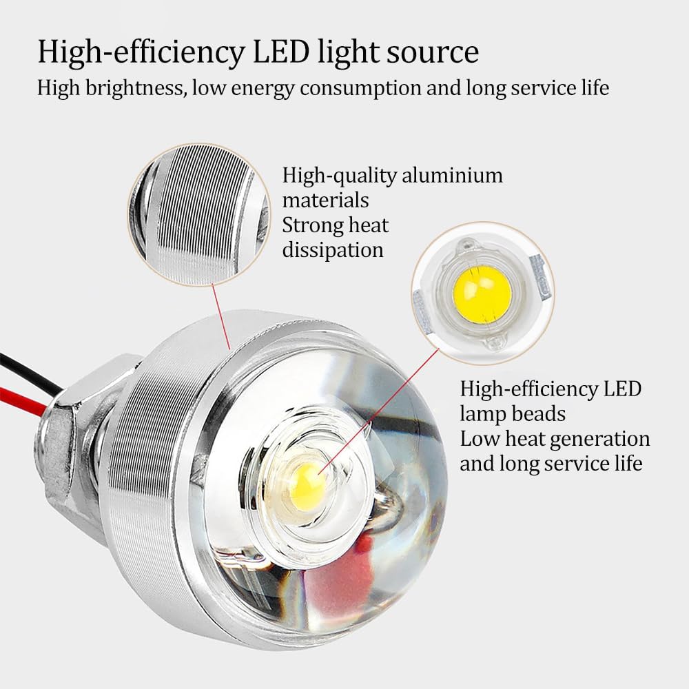 ZORZA 1Pcs Miniature LED Lights Battery Holder with On/Off Switch Flexible 10cm Wire for Fairy Garden & DIY Lighting Projects(Warm White Light)