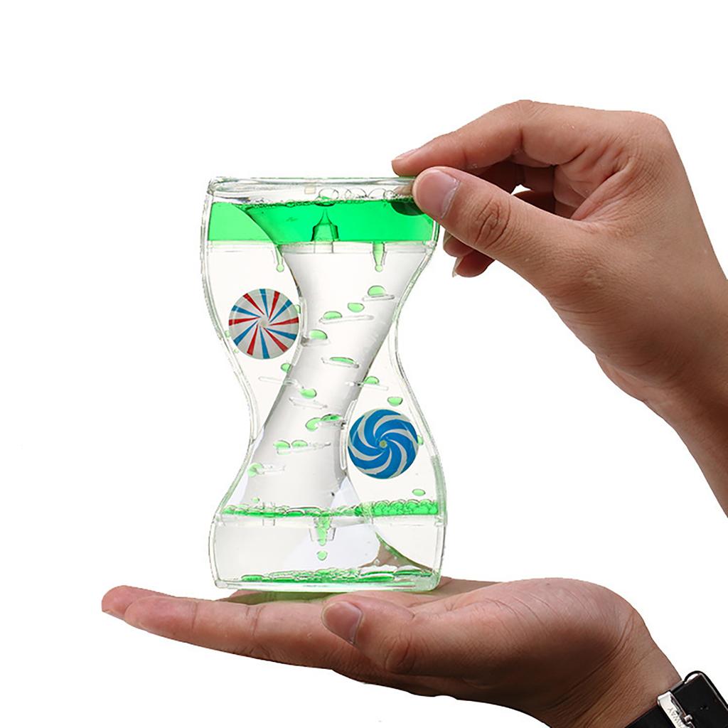 Rotating Windmill Double Wheel Pressure Reducing Oil Drop Pressure Reducing Toy, Creative Home Liquid Decoration