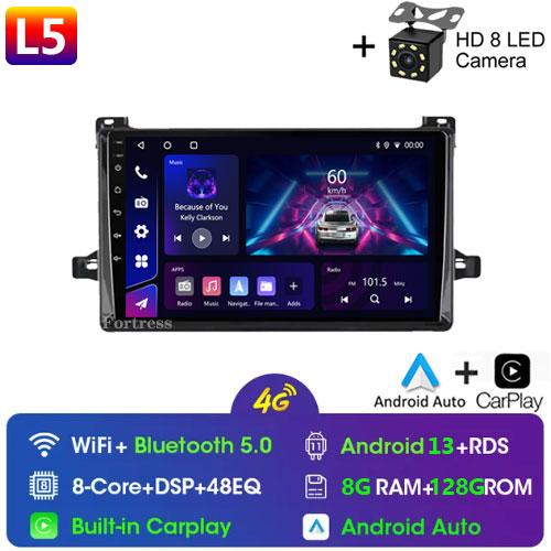 Ainavi Android 12 Car Radio For Toyota Prius XW50 2015-2020 Stereo Carplay Auto GPS Navi Android Multimedia Player No 2Din DVD