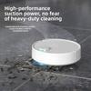 Robot Vacuum Cleaner 5-in-1 Wireless Smart For Home With Mopping Vacuuming And Nano-Spray Humidifier Black