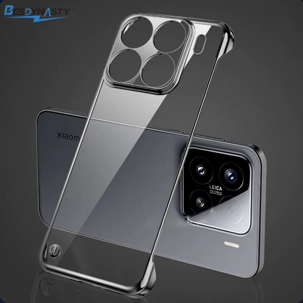 Ultradünne durchsichtige galvanisierte Hülle für Xiaomi 15 Ultra 15Pro 14 13 13X 12 12S Ultra 11 Lite 10 10S 9 8 Pro Coole rahmenlose Handyhüllen