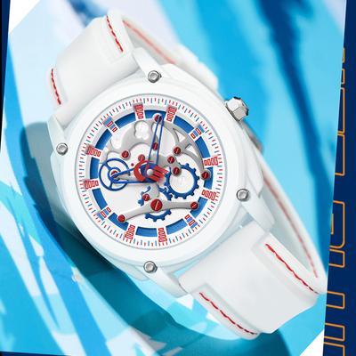 UTHAI CQ204 New Men Watch Fashion Trend Silicone Cool Quartz Watch Waterproof Business Clock Gift Watches for Man
