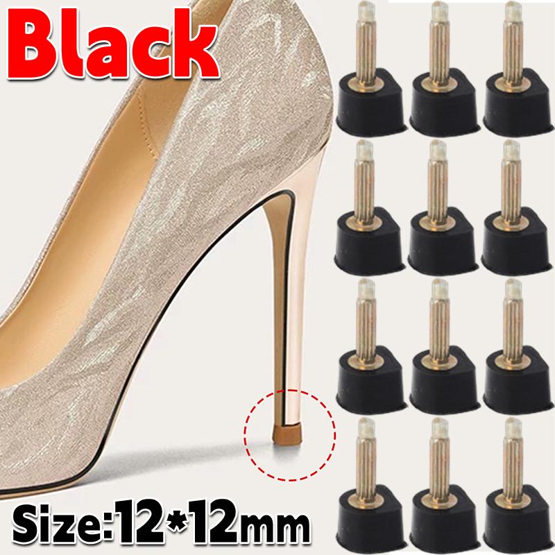 10pz Nuovi Puntali di Ricambio per Tacchi Alti con Perni per Scarpe da Donna con Tacchi Alti Puntali Tappi Perni Rialzi Tappi di Ricambio per Tacco Protezioni