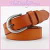 Genuine Womens Leather Waist Belt Alloy Buckle Everyday Casual Wear Decoration