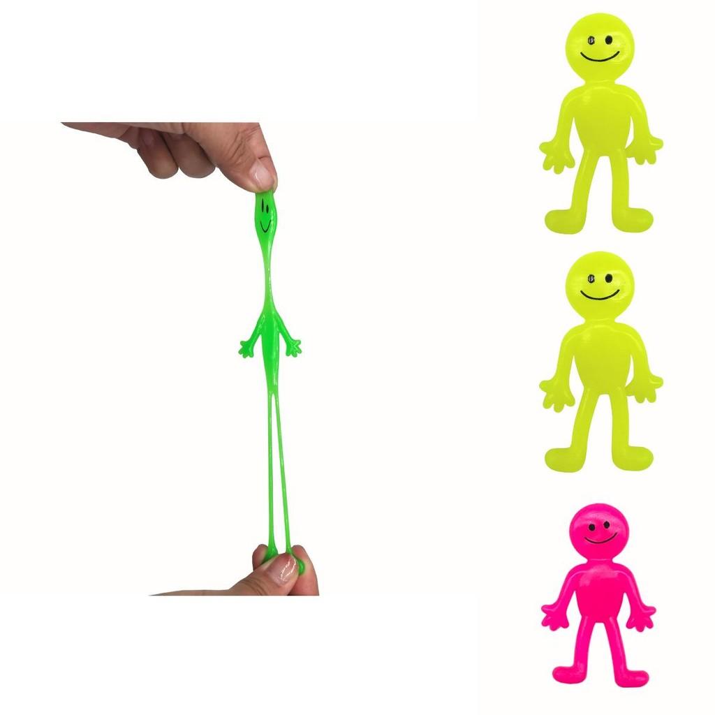 Tpr Smiley Face Doll Toy Stretchable And Stress-relieving Figure For Children Teens And Adults