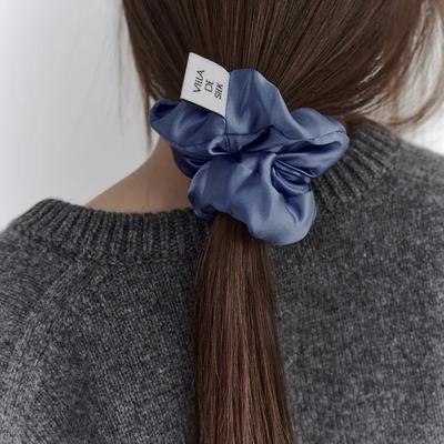 High Density 100% Silk Scrunchie (3 Colors)