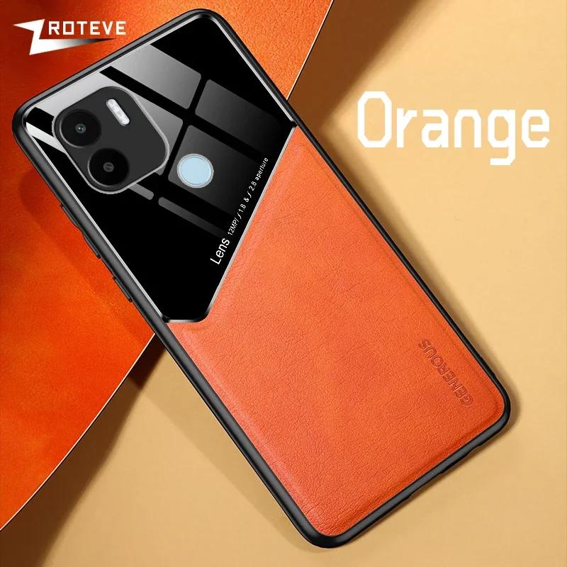 

Для RedmiA2 Plus Чехол Zroteve PU кожаный автомобильный магнитный жесткий чехол для ПК для Xiaomi Redmi A1 A2 Plus Xiomi RedmiA1 A1Plus чехлы для телефонов For Redmi A2 Plus оранжевый