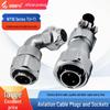 Weipu WY16 2-5 Pin TU Elbow Aviation Plug Circular Connector