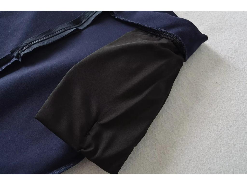 Feng Dian Mei Ku Herbst 2025 Faltenrock mit hohem Bund, sexy Schlitz für Damen - Europäischer & Amerikanischer Stil