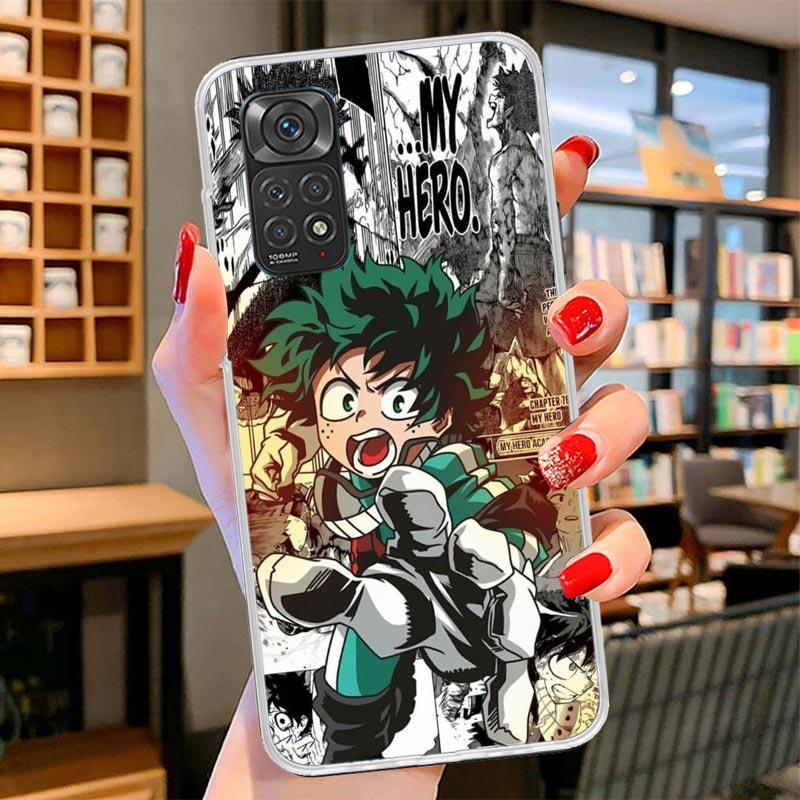 My Hero Deku Cover Phone Case For Xiaomi Redmi Note 15 14 13 12 11 10 Pro Plus 14S 12S 11S 11T 11E 10S Soft Fundas Shell Redmi N