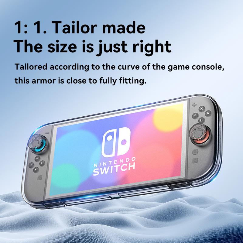 ABS Matte Translucent Hard Protective Shell Case for Switch 2 Console & Controller Cases with Game Card Slots & Charging Port