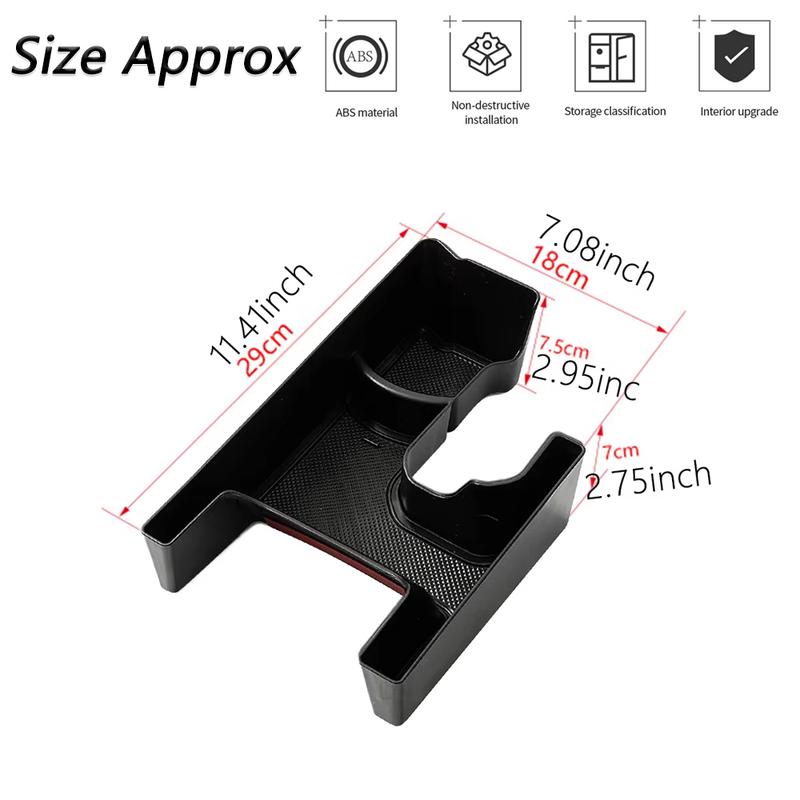 Center Console Cup Holder Gear Shift Storage Box Organizer Tray fit Suzuki Jimny JB64 JB74 4WD 2019-2023 Car Interior Accessory