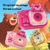 Y8 Little Bear Children's Digital Camera -1080P HD Video, Anti Blu ray Children's Game Camera, Comes with 32GB Memory Card