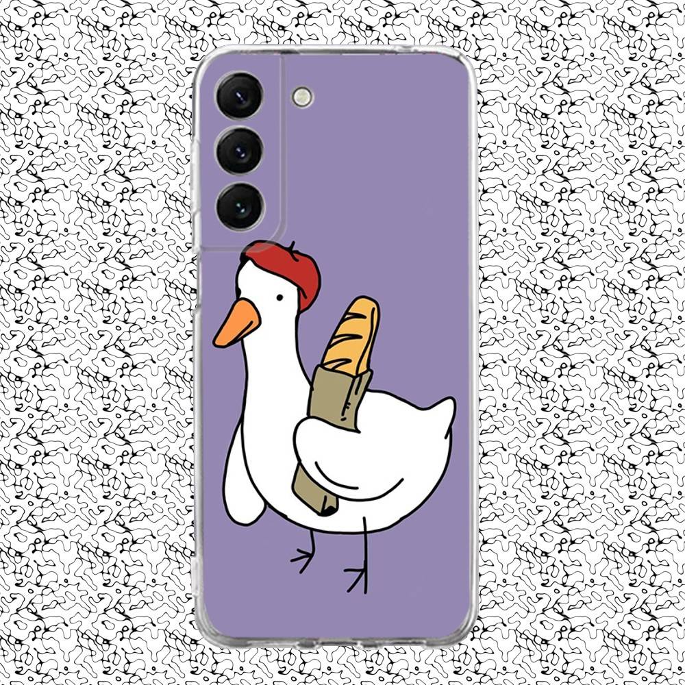 

U-Untitled G-Goose Game Phone Case For Samsung S24,30,21,22,23,20 FE,lite,PIus,Ultra,5G,Note,9,10 Transparent Cover SamsungS20fe