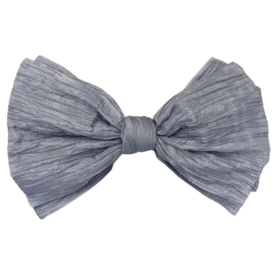 

[Wayuraku] Yukata Obi (Sash) - Women s Heiko Obi (Soft Sash) with Glitter - Fluffy and Crinkled - Single Item (Dusty Blue, Length: Approx. 4m, Width: