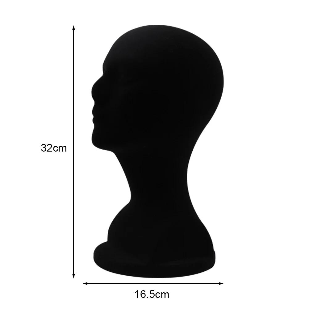 Practical Mannequin Head Model Dummy Head Female Model Hat Wig Glasses Scarf Convenient Props Display Stand for Salon Shop Parts