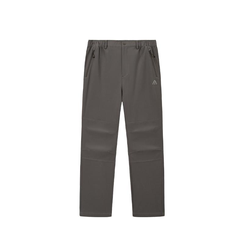 Anta Outdoor Series Simple Comfortable Warm Fleece Sports Mid-Waist Casual Pants Men bottoms 952546502-5
