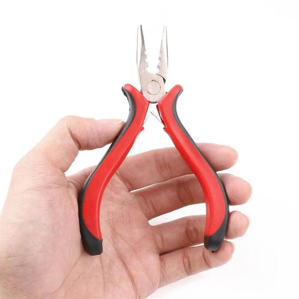 Professional Hair Extension Pliers Steel Tongs 3 Holes Pliers Durable Steel Puller for Nano or Micro Ring