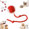 Rechargeable Smart Pet Interactive Toy Automatic Rolling Ball with Tail Cat Interactive Ball Toy Intelligent Mouse for Cats