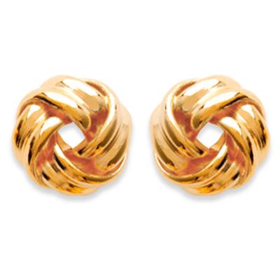 [L1181] - Gold Plated 'Harmonie' Earrings - 9 Mm