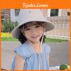 Kids Uv Protection Hat With Breathable Ice Silk Material And Large Brim For Sun Safety