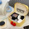 Dopamine Color Handheld Cosmetic Case House-shaped Toiletry Bag Cute Cabin Makeup Bag  Travel