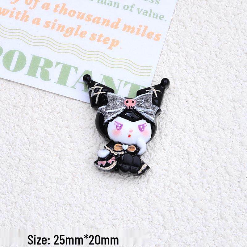 Mimi Bowknot Cartoon Hair Clips & Crocs Charms - Cute DIY Resin Shoe Flower Accessories