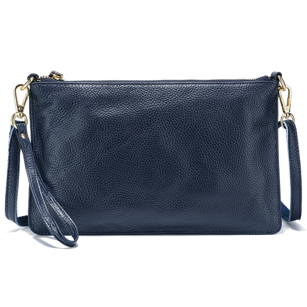 Zency Kvinner Skulderveske Myk Skinn Håndveske Clutch