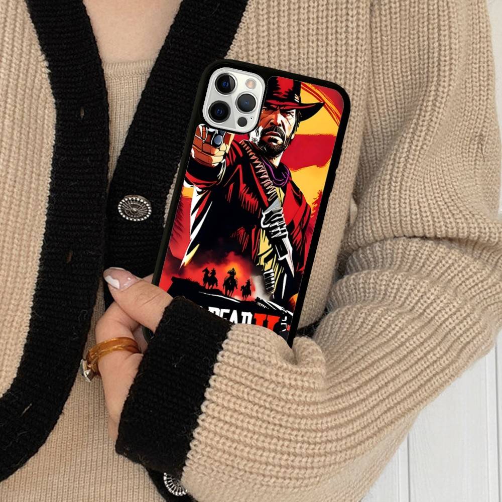 Game Red Dead R-Redemption Phone Case For IPhone 17 16 Pro Max Air 13 12 Mini 14 15 Plus 11 PC+TPU Back Cover