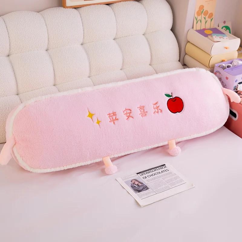 60/90cm Kiwi Strawberry Orange Avocado Apple Plush Toy Throw Pillow Sleeping Doll Toy Children Birthday Gift