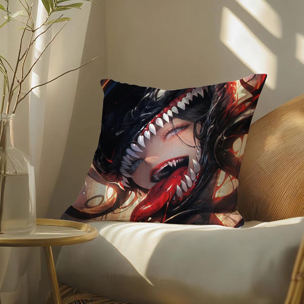 M-Marvelanti-Herov-Venoms Pillow Case Pillowcase, Double-Sided Printed, Sofa Cushion, Bedroom Headboard