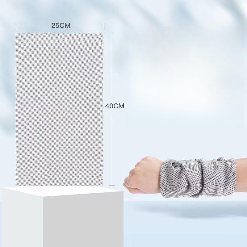 Cooling Sports Wristband Towel - Quick-Dry Sweat Absorbing Ice Towel for Gym, Running, Hiking - Lightweight & Reusable Workout Accessory
