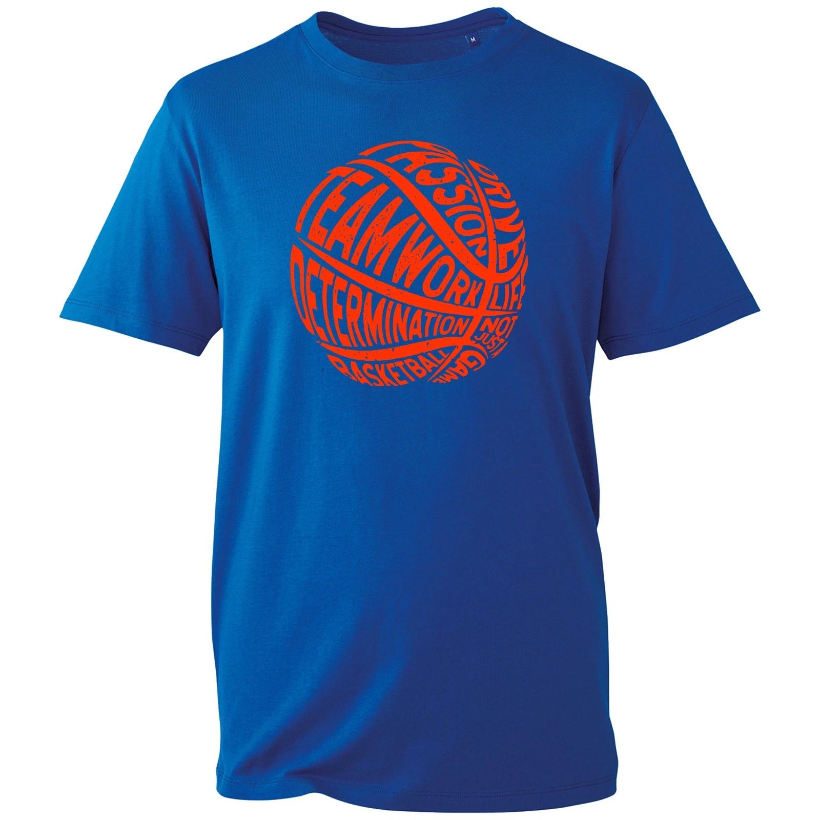 

Basketball Players T-shirt Word Art Teamwork Passion Top Unisex Men s Gift Tee L