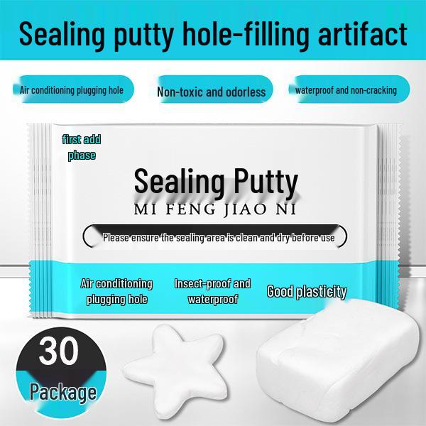 

White Waterproof Air Conditioner Gap Sealing Clay - Mouse & Mildew Proof
