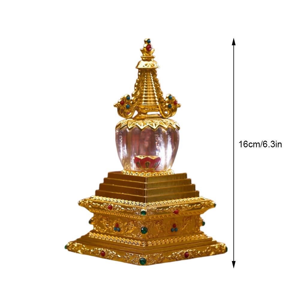 Natural Crystal Buddhist Statue Exquisite Craft And Meaningful Decoration Tibetan Buddhist Statue