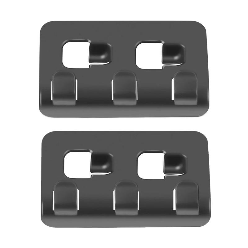 For Tesla Model Y Rear Trunk Hook Seat Button Car Cargo Grocery Shopping Bag Holder Umbrella Hanger Storage Car Interior Holder
