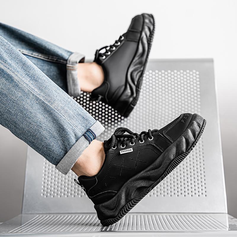 Modisch Trendig und VielseitigDicksölig Höhenerhöhend Lässige Board-Schuhe Neue Herren-Sneaker Atmungsaktiv und Bequem