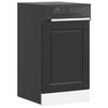 VidaXL Dishwasher Panel Porto Black 45x1.5x67 Cm 854128