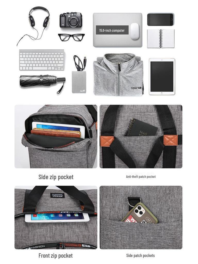 Lightweight Travel Bag: Large Capacity, Folding, Unisex, Portable Luggage & Messenger Bag for Business Trips
