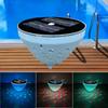 Waterproof Solar Floating Pool Lights Hollowed Out Dynamic Solar Lights  Bathtub