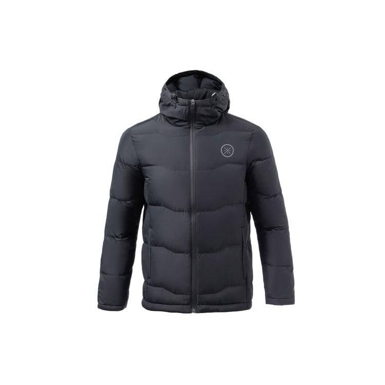 Мужская зимняя пуховая куртка Li Ning Черная AYMS259-1 M