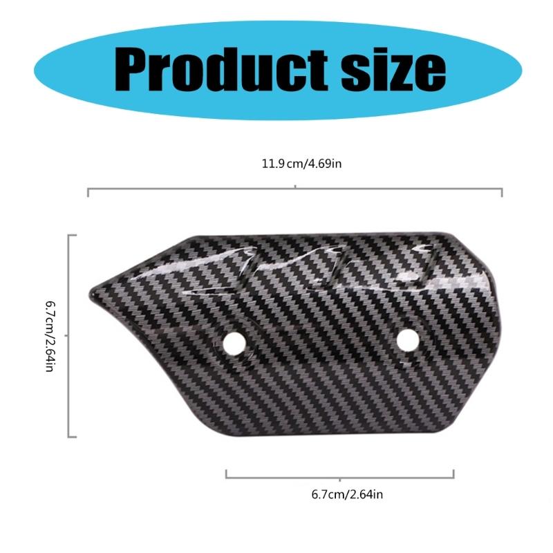 Universally Motorcycle Motorbike Exhaust Muffler Pipe Heat Shield Heat Insulation Cover Heel Guard Exhaust Heat Shield