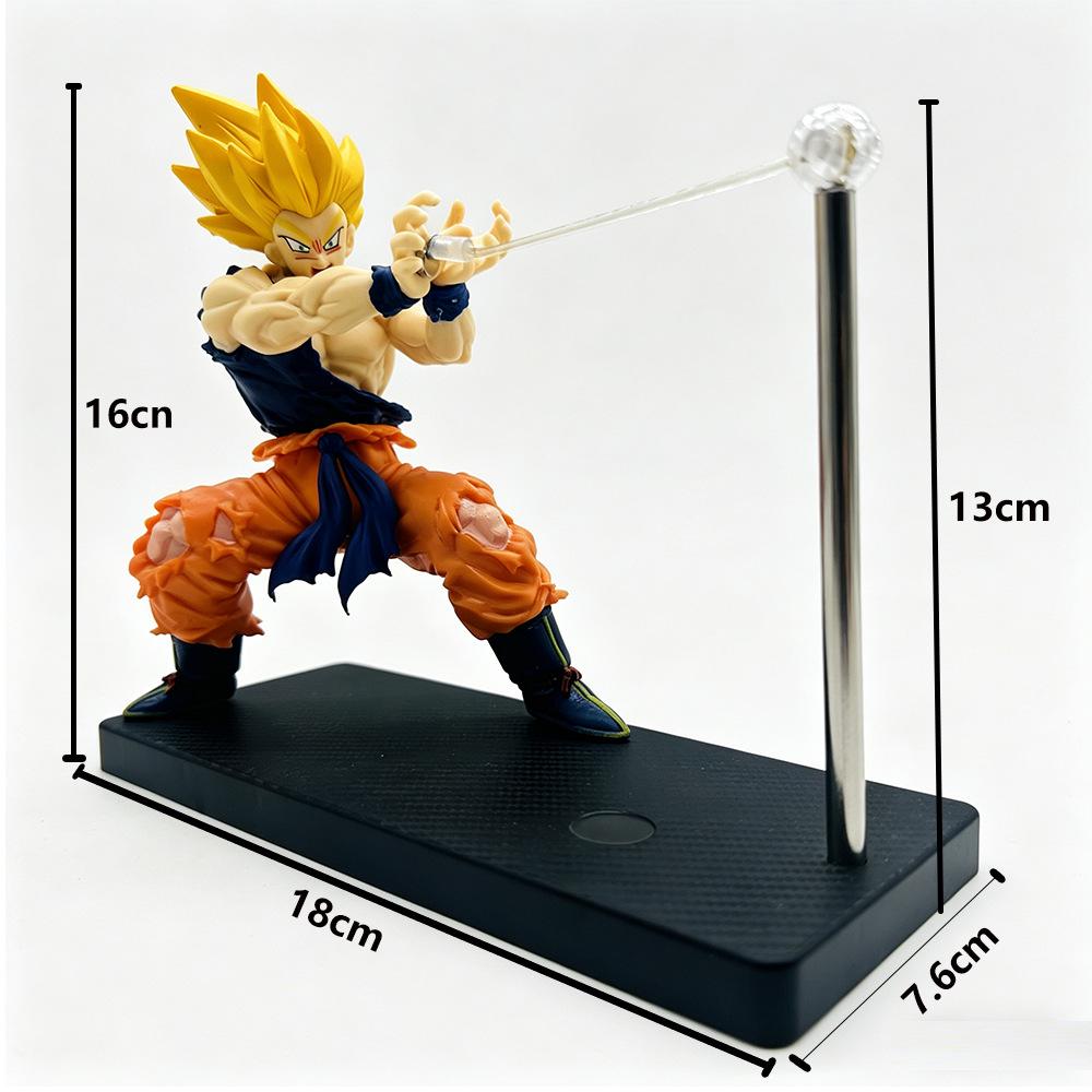 Goku Kamehameha Floating LED Night Light - Dragon Ball Desk Ornament